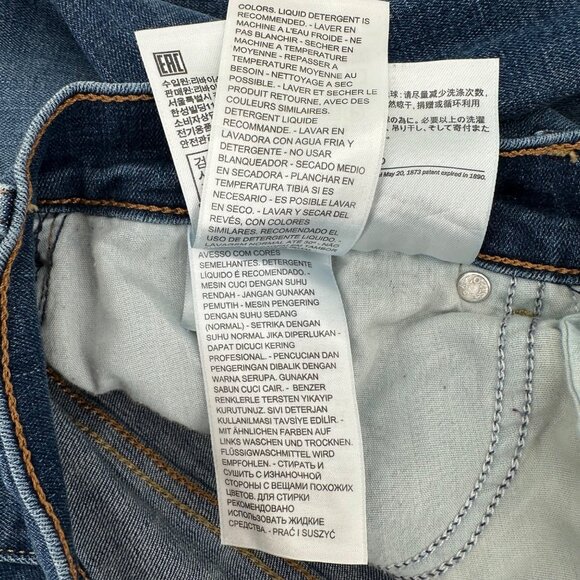 Levis Womens Classic Bootcut Jeans Blue Denim Size 6 - Picture 12 of 13